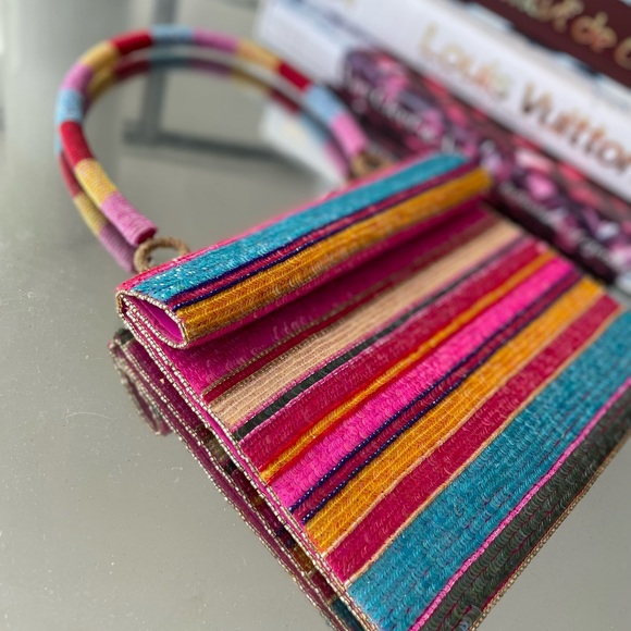 Absolutely stunning one of a kind Nina Gill vintage purse - Picture 12 of 15